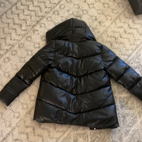 Abercrombie & Fitch Faux Leather Puffer - Ultra Warmth - Black - Small - Picture 8 of 12